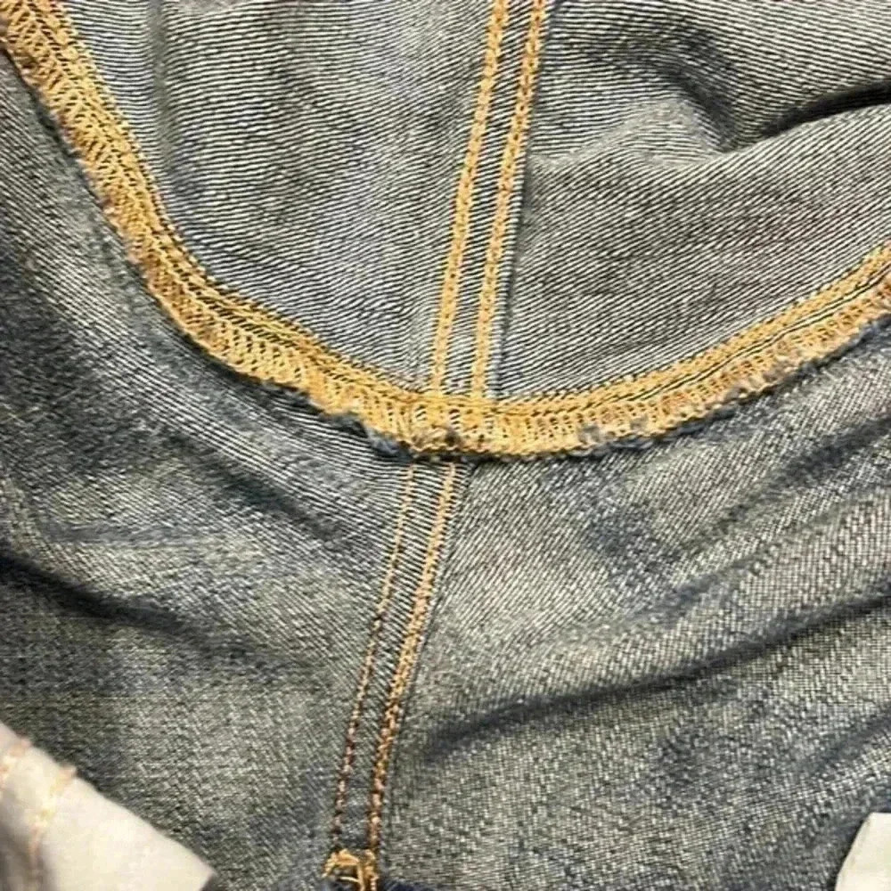 Lane Bryant Medium Blue Wash Cropped Denim Jeans Size 14 - Picture 9 of 9